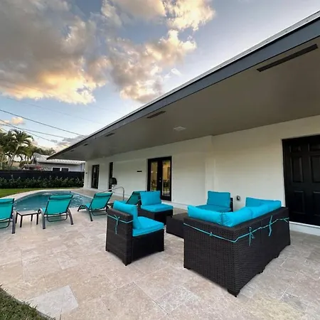 The Sun House - 3 Bed, 2 Bath, Private Pool, Fire Pit, Huge Backyard Villa Fort Lauderdale Exterior photo
